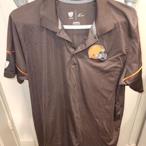 Nike Men's Brown Polo Shirt